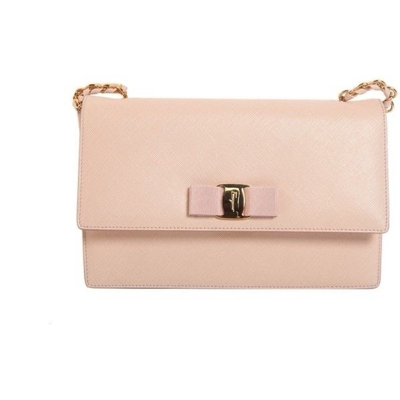 Salvatore Ferragamo Handbags - Ferragamo Pink Leather crossbody Bag